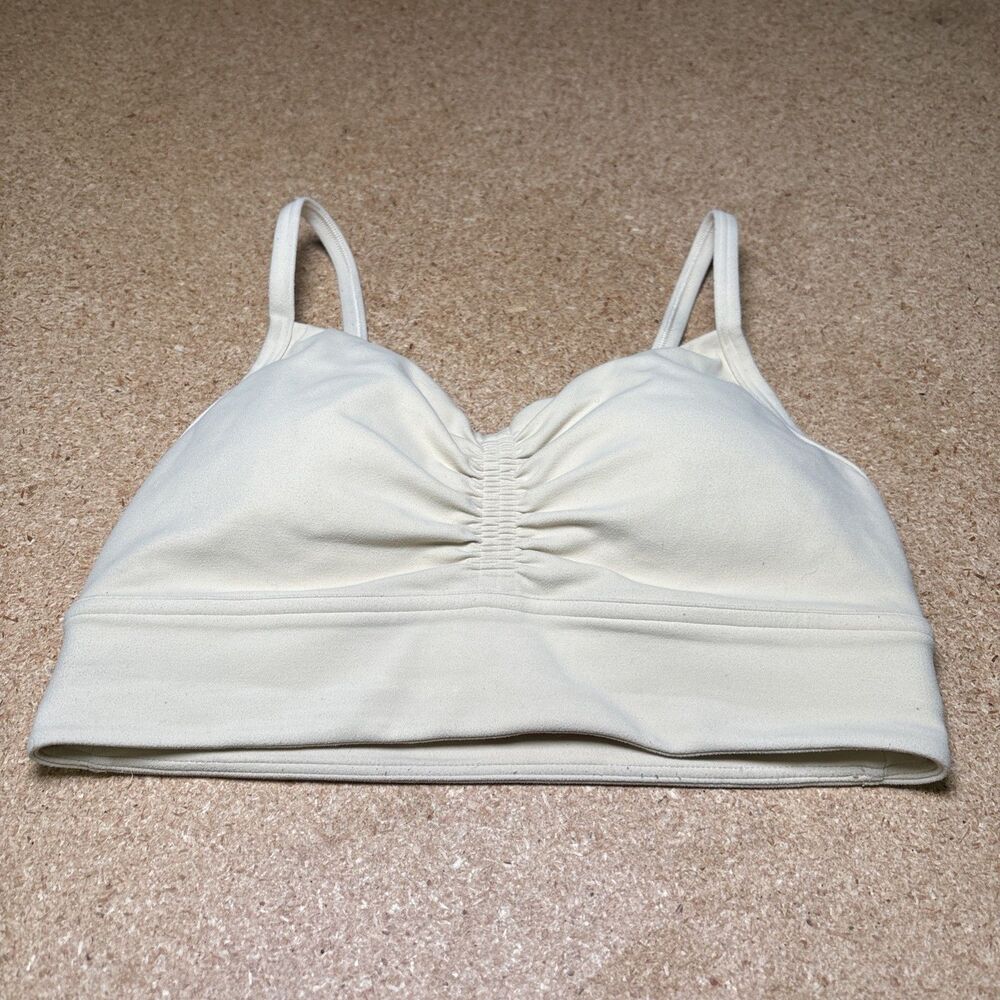 Lululemon Align Sweetheart Bra Size 6 Butter Yellow G3